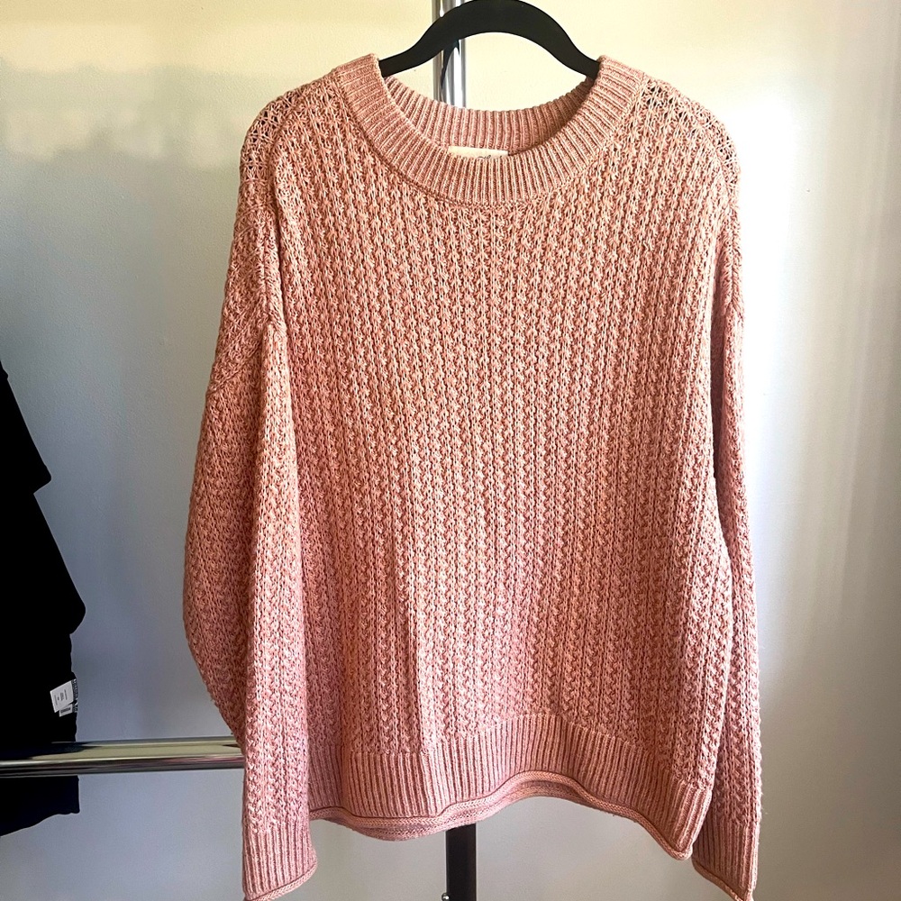 Salmon colored sweater